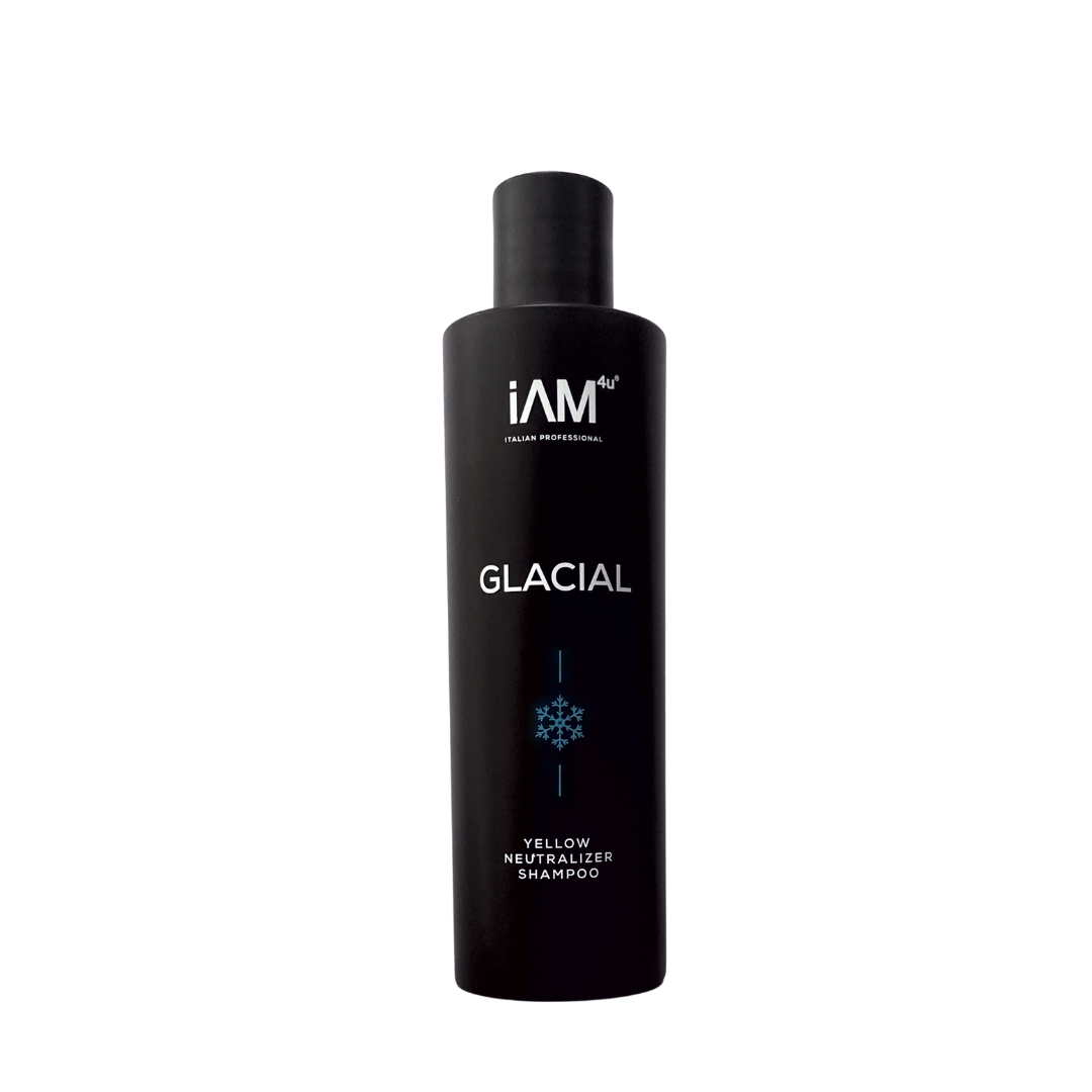 Dzelteņo toņu neitralizējošs šampūns Glacial 250ml