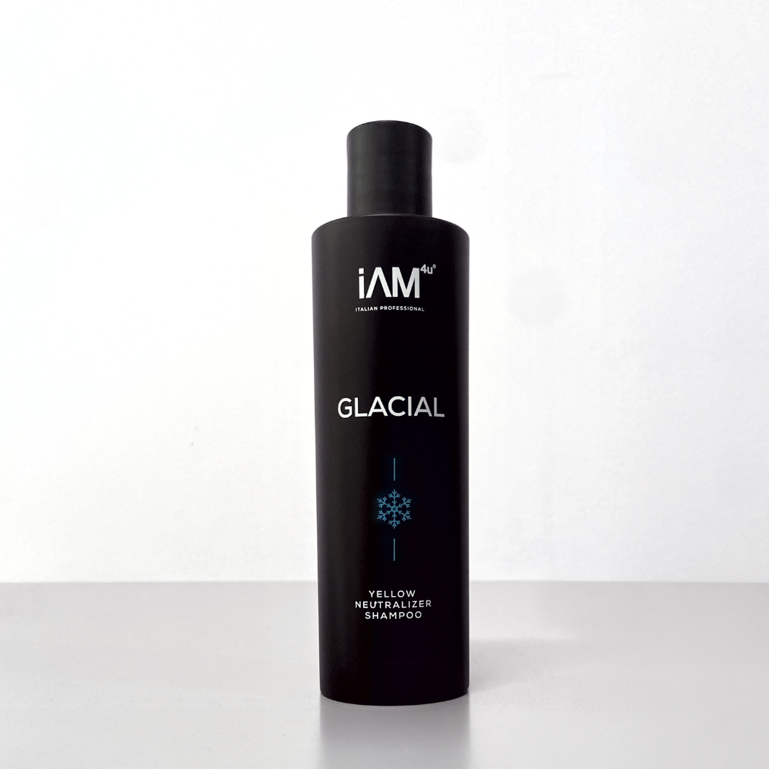 Dzelteņo toņu neitralizējošs šampūns Glacial 250ml