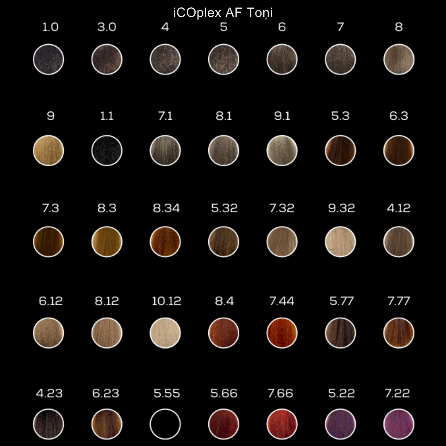 Permanentā Krāsa iCOplexAF bez amonjaka 100ml